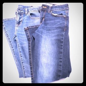 2 pairs of jeans boys size 8 EUC